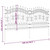  Garden Fence with Spear Top Black 94.5"x39.4" Powder-coated Steel A949-151085