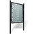  Black Single Door Fence Gate 39.4x29.5 A949-141684