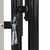  Black Single Door Fence Gate 39.4x29.5 A949-141684