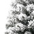 Slim Artificial Half Christmas Tree with Flocked Snow 6 ft A949-344606