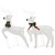  Reindeer & Sleigh Christmas Decoration 100 LEDs Outdoor White A949-3100429