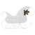  Reindeer & Sleigh Christmas Decoration 100 LEDs Outdoor White A949-3100429