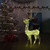  Acrylic Reindeer Christmas Decoration 140 LEDs 4 ft Warm White A949-329781