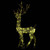  Acrylic Reindeer Christmas Decoration 140 LEDs 4 ft Warm White A949-329781