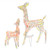  Acrylic Reindeer Family Christmas Decoration 160 LED Colorful A949-329792