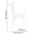  Acrylic Reindeer Family Christmas Decoration 160 LED Colorful A949-329792