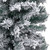  Slim Artificial Christmas Tree with Flocked Snow Green 4 ft PVC A949-329257