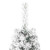  Slim Artificial Half Christmas Tree with Flocked Snow 8 ft A949-344608