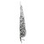  Slim Artificial Half Christmas Tree with Flocked Snow 8 ft A949-344608