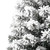 Slim Artificial Half Christmas Tree with Flocked Snow 8 ft A949-344608