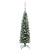  Slim Artificial Pre-lit Christmas Tree with Ball Set Green 59.1 A949-3077851