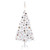  Artificial Pre-lit Christmas Tree with Ball Set White 59.1" PVC A949-3077626