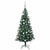  Artificial Pre-lit Christmas Tree Green 70.9" PVC and Metal A949-3396761