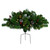  Artificial Pathway Pre-lit Christmas Tree Green 15.7" PVC A949-332834