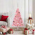  Artificial Pre-lit Christmas Tree with 150 LEDs Pink 47.2" PVC A949-3397048