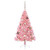  Artificial Pre-lit Christmas Tree with 150 LEDs Pink 47.2" PVC A949-3397048