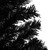 Artificial Pre-lit Christmas Tree with Ball Set Black 47.2" PVC A949-3077588