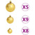  Artificial Hinged Christmas Tree 150 LEDs & Ball Set 59.1 A949-3210276