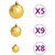  Artificial Hinged Christmas Tree 150 LEDs & Ball Set 47.2 A949-3210455