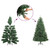  Mini Artificial Pre-lit Christmas Tree with 20 LEDs Green 17.7 A949-357767