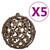 Artificial Pre-lit Christmas Tree with Ball Set&Pine Cones 59.1 A949-3077847