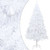  Artificial Pre-lit Christmas Tree with Ball Set White 47.2" PVC A949-3077539