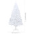  Artificial Pre-lit Christmas Tree with Ball Set White 47.2" PVC A949-3077539