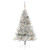  Artificial Pre-lit Christmas Tree Silver 59.1" PET A949-3397191