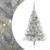  Artificial Pre-lit Christmas Tree Silver 59.1" PET A949-3397192
