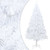  Artificial Pre-lit Christmas Tree with Ball Set White 59.1" PVC A949-3077540
