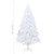  Artificial Pre-lit Christmas Tree with Ball Set White 59.1" PVC A949-3077540