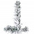 Slim Artificial Half Christmas Tree with Flocked Snow 7 ft A949-344607
