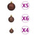  Artificial Pre-lit Christmas Tree with Ball Set 70.9" 564 Branches A949-3077489