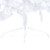  Artificial Half Pre-lit Christmas Tree with Ball Set White 70.9 A949-3077484