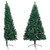  Artificial Half Pre-lit Christmas Tree with Ball Set Green 47.2 A949-3077477