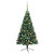  Artificial Half Pre-lit Christmas Tree with Ball Set Green 47.2 A949-3077477