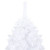 Artificial Pre-lit Christmas Tree with Ball Set White 47.2" PVC A949-3077711