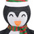  Decorative Christmas Snow Penguin Figure LED Luxury Fabric 2 ft A949-328500