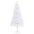  Corner Artificial Christmas Tree LEDs&Ball Set White 59.1" PVC A949-3077968