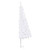  Corner Artificial Christmas Tree LEDs&Ball Set White 59.1" PVC A949-3077968