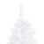  Corner Artificial Christmas Tree LEDs&Ball Set White 59.1" PVC A949-3077968