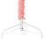 Slim Artificial Half Christmas Tree with Stand Pink 5 ft A949-344570