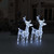 Christmas Reindeers 2 pcs Cold White 80 LEDs Acrylic A949-342679
