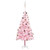 Artificial Pre-lit Christmas Tree with Ball Set Pink 47.2" PVC A949-3077583