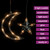 Star and Moon Fairy Lights Remote Control 138 LED Warm White A949-328794