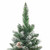 Artificial Slim Christmas Tree Green and White 59.06 in A949-3395278