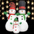 Inflatable Snowman Family with LEDs8 ft A949-345361