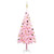 Artificial Pre-lit Christmas Tree with Ball Set Pink 70.9" PVC A949-3077499