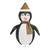 Decorative Christmas Snow Penguin Figure LED Luxury Fabric 3 ft A949-328501