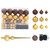 Artificial Pre-lit Christmas Tree with Ball Set Green 70.9" PVC A949-3077536